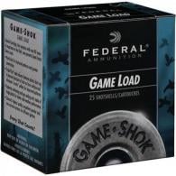 Federal Game-Shok Upland Ammo 20 Gauge 2.75" 7/8 oz #8 Shot 25rd box - H2008