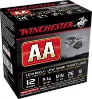 Winchester AA Low Recoil 12 Gauge 2.75" 26 Gram 7/8oz  # 8  25rd box