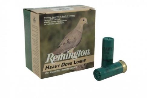 Remington Heavy Dove Ammo 12 Gauge Ammo 2-3/4\\\"  1-1/8oz  # 7.5 shot  1255fps 25rd box