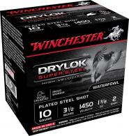 Winchester Drylok Super High Velocity Steel 10 Gauge Ammo 2 Shot 25 Round Box - SSH102