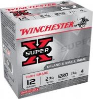 Winchester Ammo Super Pheasant High Brass 12 GA 2.75" 1 1/4 oz 4 Round 25 Bx/ 10 Cs - X12P4