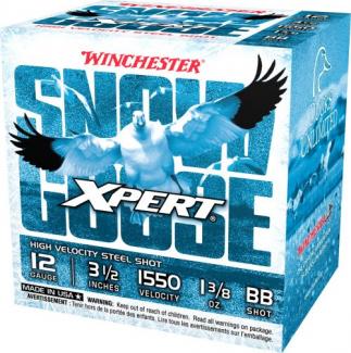 Main product image for Winchester Xpert Snow Goose High Velocity 12ga  3-1/2" 1 3/8 oz  #BB Shot 25rd box