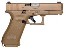 Glock 19X Crossover Rebuilt 9mm 4.02" 17+1 Bronze Nitron Coyote nPVD Coyote Interchangeable Backstrap Grip - PR19501X