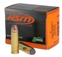 HSM Pro Pistol 454 Casull 300 gr Jacketed Soft Point 20 Bx/ 20 Cs