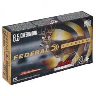 Main product image for Federal Premium 6.5 Creedmoor 130 gr Swift Scirocco II 20 Bx/ 10 Cs