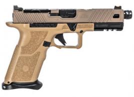 ZEV Technologies OZ9 Elite Flat Dark Earth Threaded Barrel 9mm Pistol - OZ9STDFDEBTH