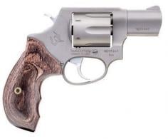 Taurus 856 Stainless/Walnut Grip 38 Special Revolver