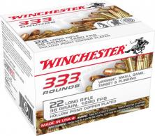 Winchester Ammo USA 22 LR 36 gr Copper Plated Hollow Point  333rd bulk box