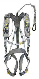 Hawk Elevate Line Safety Harness Padded Nylon Chaos Black