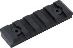 TIMBER CREEK OUTDOOR INC M-Lok Picatinny Rail AR-Platform 5-Slot Black Hardcoat Anodized - M5SPRBL