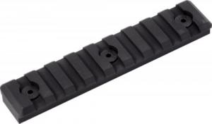 TIMBER CREEK OUTDOOR INC M-Lok Picatinny Rail AR-Platform 9-Slot Black Hardcoat Anodized - M9SPRBL