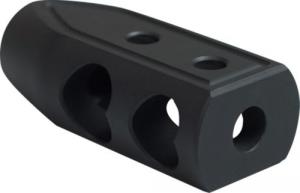 TIMBER CREEK OUTDOOR INC Heart Breaker Muzzle Brake 6.5 Creedmoor/6.5 Grendel 5/8"-24 tpi Black Cerakote Aluminum - 65HBBLC