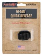 Aimshot M-LOK QD 40mm Adapter Picatinny Rail Black Hardcoat Anodized