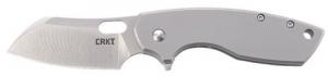 Columbia River Pilar 2.67" Plain Satin 8Cr14MoV Stainless Steel Stainless Steel Handle Folding - 5315