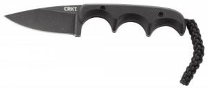 Columbia River Minimalist 2.16" Drop Point Plain Black Stonewash 5Cr15MoV SS G10 Black Handle Fixed - 2384K