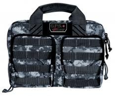 G*Outdoors Tactical Range Bag Quad +2 Gray Digital 1000D Nylon Teflon Coating - GPS-T1315PCG