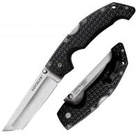 Cold Steel Voyager Large Tanto 4" Folding Tanto Plain AUS 10A Steel Blade Black Griv-Ex w/6061 Aluminum Liners Handle