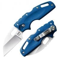 Cold Steel Tuff Lite 2.50" Folding Plain AUS 8A Steel Blade Blue Griv-Ex Handle - CS-20LTB