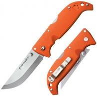 Cold Steel Finn Wolf 3.50" Folding Plain AUS 8A Steel Blade Blaze Orange Griv-Ex Handle - CS-20NPJ