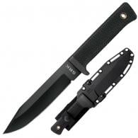 Cold Steel SRK 6" Fixed Plain SK-5 w/Black Tuff'-Ex Finish Blade 10.75" Handle - CS-49LCK