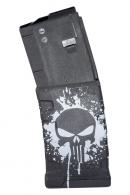 Mission First Tactical Extreme Duty 223 Rem,5.56 NATO AR-15 30rd Black w/White Skull (Punisher Logo) Polymer Det