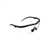 Allen Guardian Shooting Glasses Polycarbonate Clear Lens Black Frame - 2384