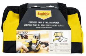 Smiths Products Knife & Tool Sharpener Cordless Fine, Medium, Coarse Ceramic Sharpener Gray/Yellow - 50969