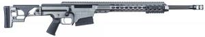 Barrett MRAD 6.5 Creedmoor 24" 10+1 Tungsten Gray Cerakote Gray Fixed Adjustable Comb Stock Black Polymer Grip Right Hand