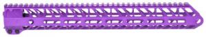 Timber Creek Outdoors Enforcer Handguard AR Platform Purple Anodized 15" Aluminum - ME15HGPPA