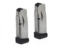 Ruger OEM Value Pack 9mm Luger Ruger Max-9 12rd Nickel Detachable Magazine 2 Per Pack - 90716