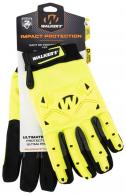 Walker's GWP-SF-HVFFIL2-MD Impact Protection Gloves Yellow/Black Synthetic/Synthetic Leather Medium - GWP-SF-HVFFIL2-MD
