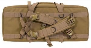 G*Outdoors Double Rifle Case Flat Dark Earth 600D Polyester 28" L x 12.75" H x 9" W - DRC28-FDE