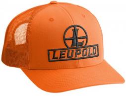 LEU LEU RETICLE TRUCKER HAT BLAZE ORANGE - 178013