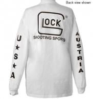 Glock LONG SLV TEE 3X WHT