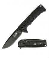 Elite Tactical Backdraft 3.50" Folding Drop Point - ETFDR011BKCS