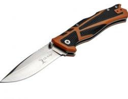 Elk Ridge Trek 3.50" Folding Drop Point Plain Satin - ERTKFDR001CS