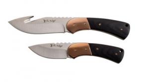Elk Ridge Pursuit Knife Set Fixed 3.75" Plain Gut Hook/Drop Point - ER20010BKCS