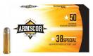 Main product image for Armscor USA .38 Spc 158 gr Lead Round Nose Flat Point (LRNFP) 50 Per Box/20 Cs