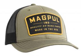 Magpul Go Bang Trucker Hat OD Green/Black Adjustable Snapback OSFA Structured - MAG1102314