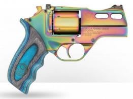 Chiappa Firearms Rhino Nebula 357 Mag 6rd 3" Rainbow PVD Steel Barrel & Cylinder Rainbow PVD Aluminum Frame with Blue Lamin - 340319