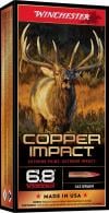Winchester  Copper Impact 6.8 Western Ammo 162 gr Extreme Point Copper 20rd box  (Lead Free) - X68WCLF