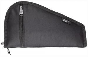 Bulldog Deluxe Pistol Case 12"L x 6" H Black Padded Nylon with Pocket & Sleeve for Handgun - BDT620B