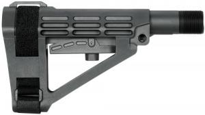 SB Tactical SBA4 Brace Synthetic Black 5-Position Adjustable for AR-Platform (Tube Not Included) - SBA4X-01-SB