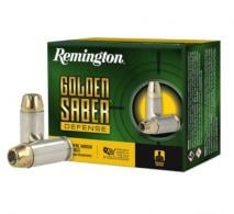 Remington Ammunition Golden Saber Defense 40 S&W 165 gr Brass Jacket Hollow Point (BJHP) 20 Bx/ 25 Cs - 27607