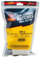 Shooters Choice Cleaning Patches .30-.45 Cal 2.5" Cotton 100 Per Pkg - 917100