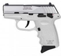 SCCY Industries CPX-4 380 ACP  2.96" 10+1  White Finish Frame, Serrated Stainless Steel Slide, Fing - CPX4TTWT