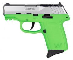 SCCY CPX-2 Gen3 RD Lime/Stainless 9mm Pistol - CPX2TTLGRDRG3