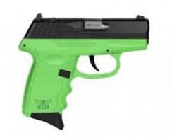 SCCY 380 BLK SLIDE LIME GRP NS 10R - CPX3CBLGRDR