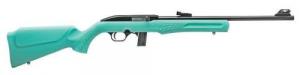 Rossi RS22 .22 LR 10+1 18" Matte Black Rec Teal Monte Carlo Stock Right Hand (Full Size) - RS22L1811TL