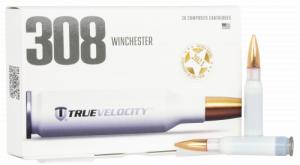 True Velocity Ammo TV308003 Rifle Ammo 308 Win 168 gr Sierra MatchKing 20 Bx/10 Cs - 1163